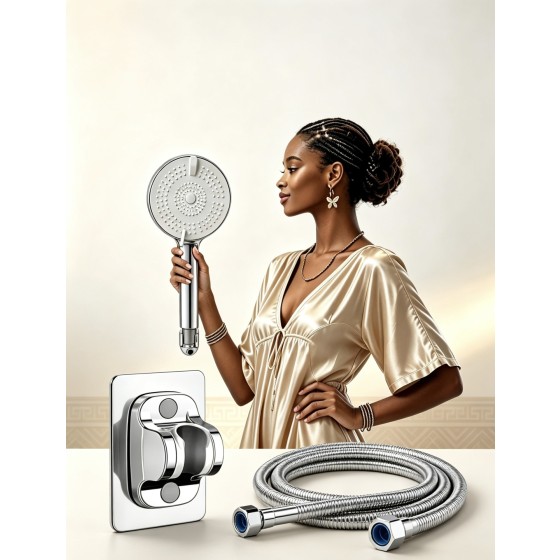 H28 chrome shower handle ,stock